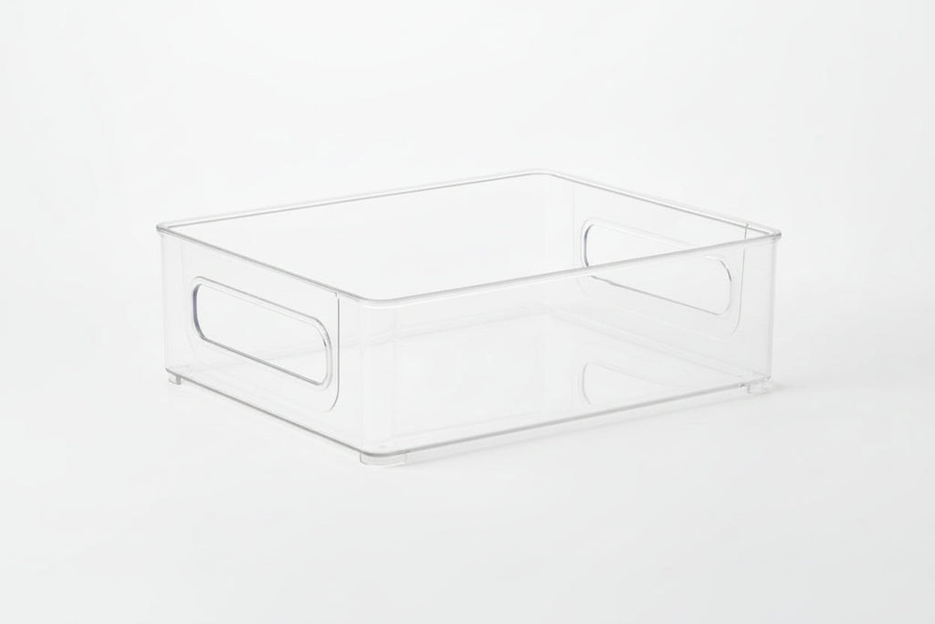Clear Fridge and Pantry Storage Bins