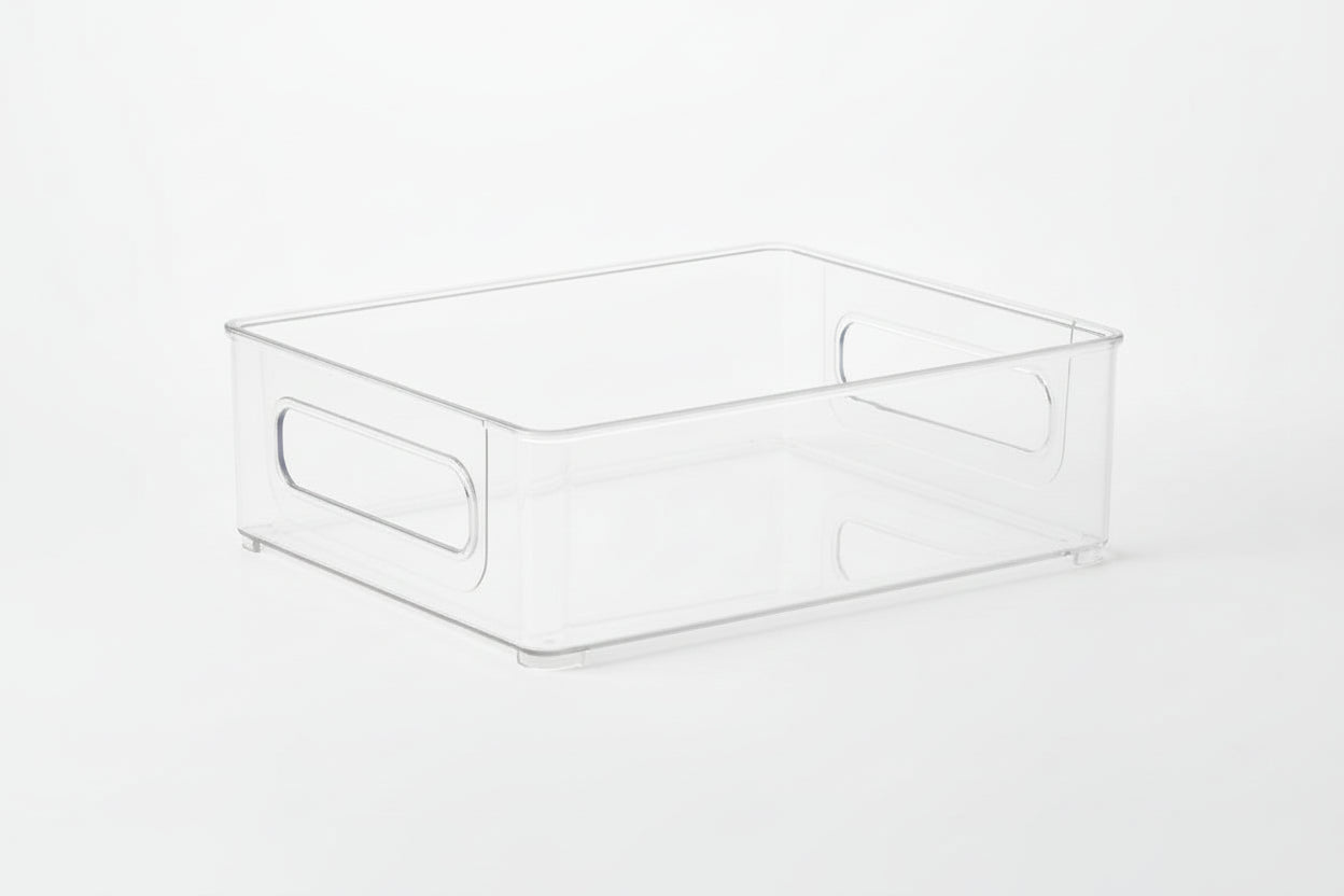 Clear Fridge and Pantry Storage Bins