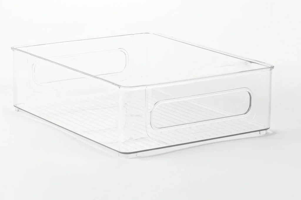 Clear Fridge and Pantry Storage Bins