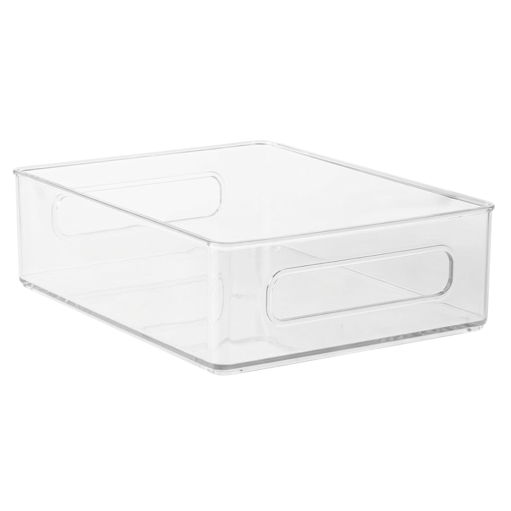 Clear Fridge and Pantry Storage Bins