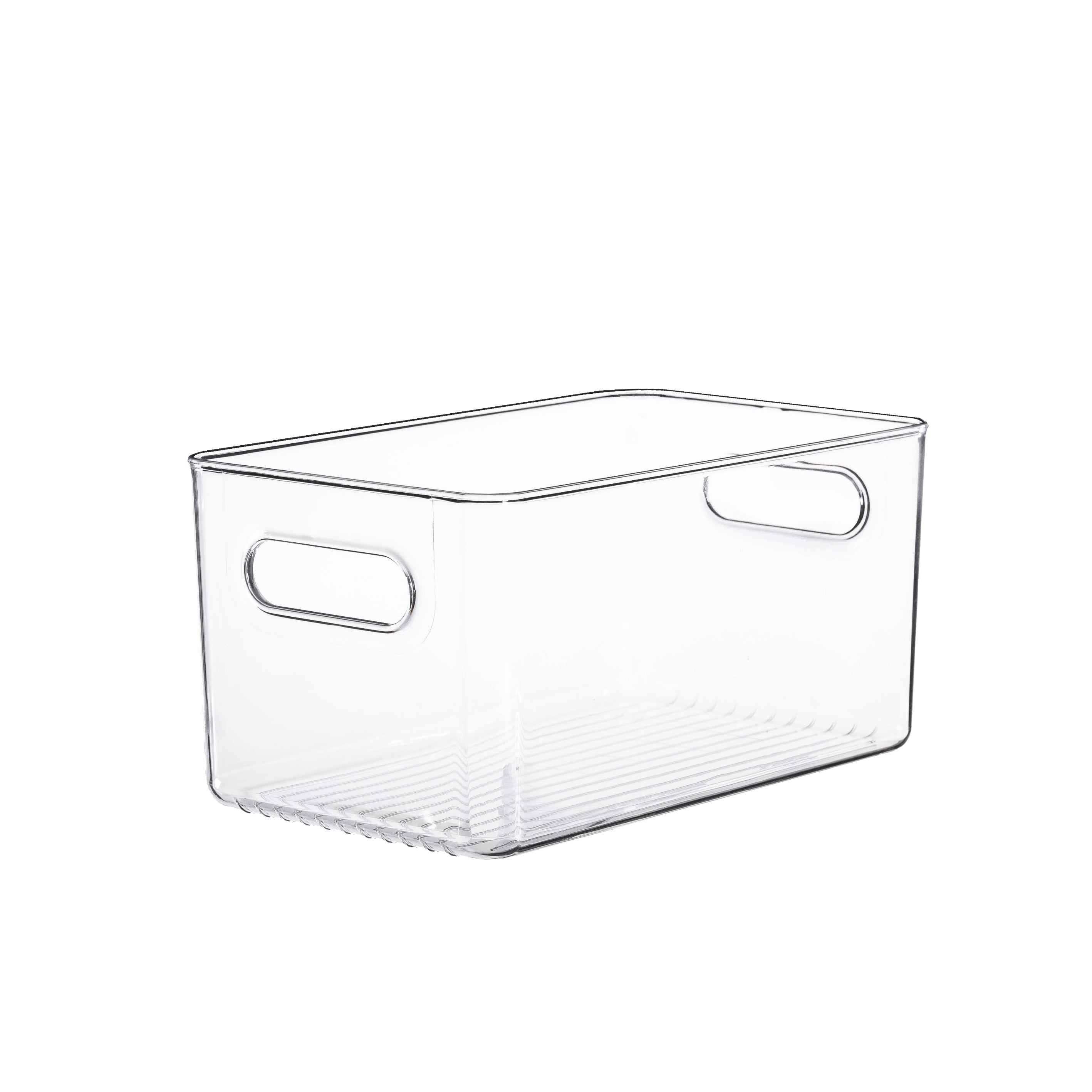 Clear Fridge and Pantry Storage Bins