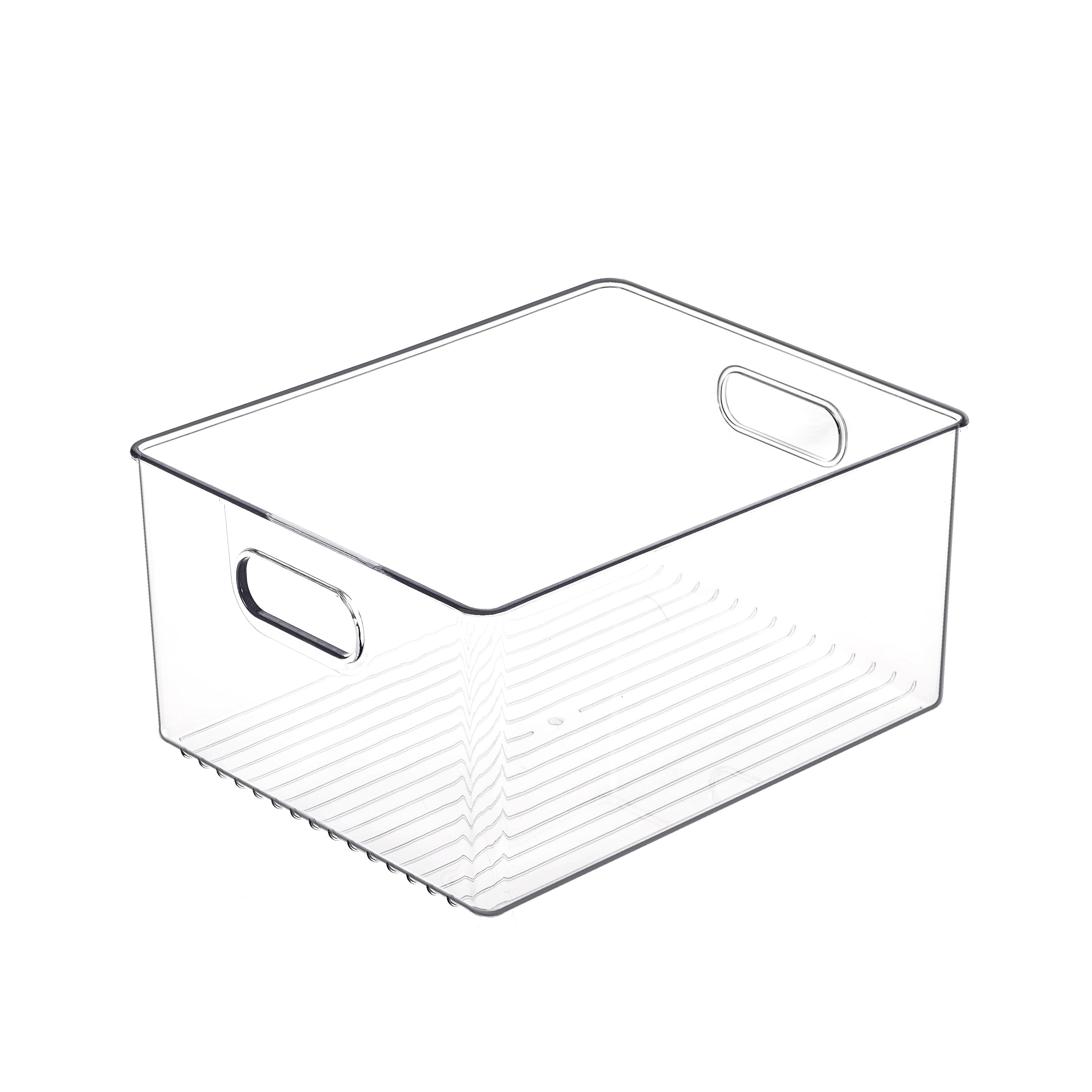 Clear Fridge and Pantry Storage Bins