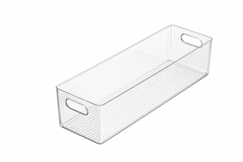 Clear Fridge and Pantry Storage Bins