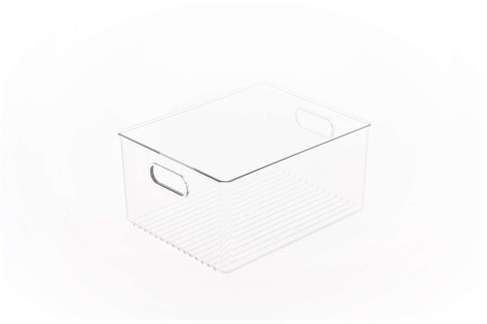 Clear Fridge and Pantry Storage Bins